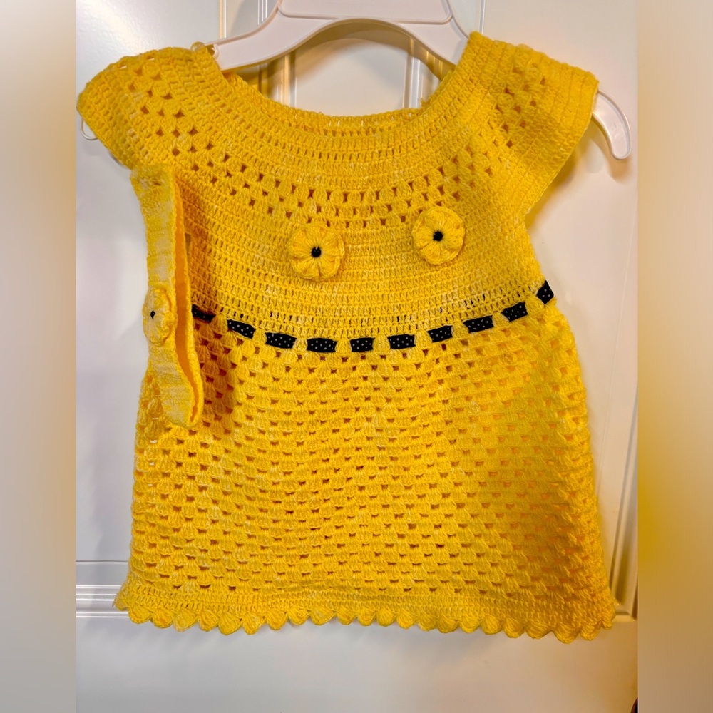 Beautiful crochet dress for girls